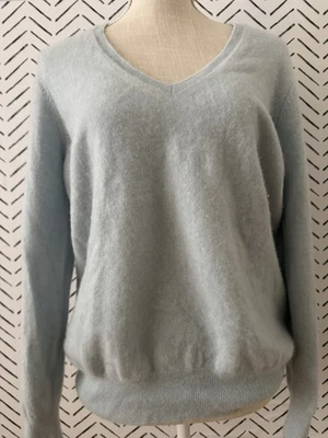 Marks & Spencer автограф 100% кашемир v-образным вырезом свитер женский размер M * - Изображение 1 из 4