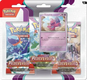 Pokemon Scarlet and Violet Paldea Evolved 3 Pack Blister - Picture 1 of 5