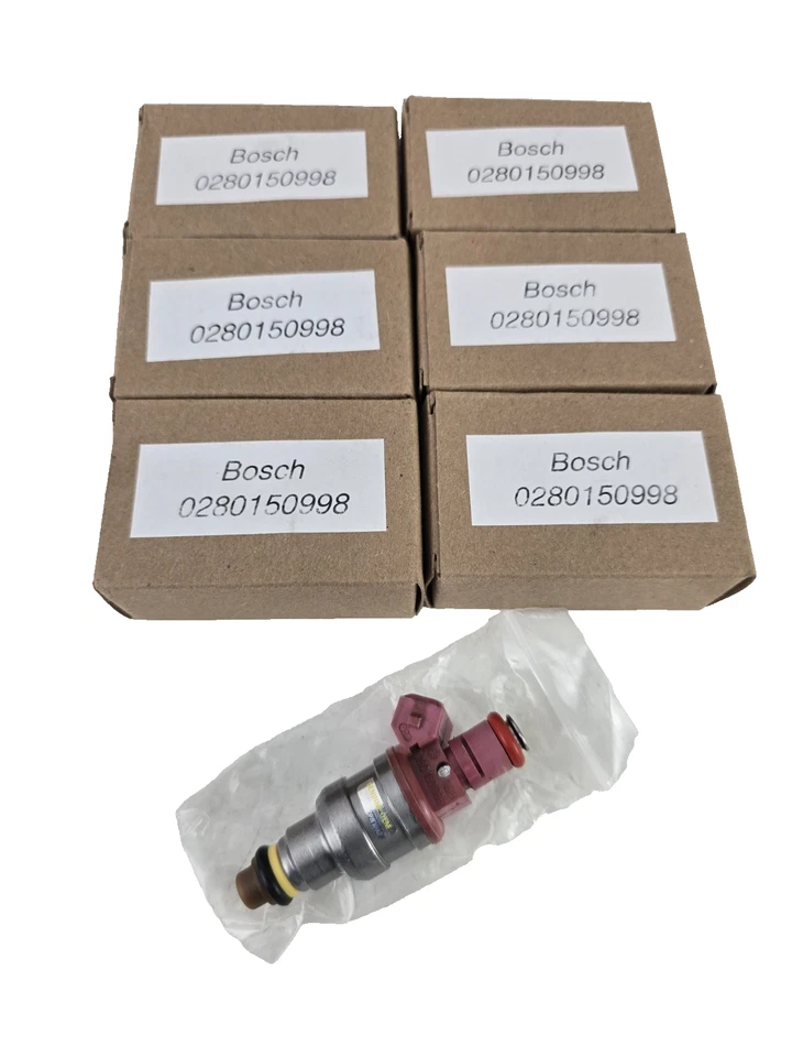 6x Inyectores de combustible OEM Reman Bosch para 97-99 Dodge B1500 B2500 Dakota Durango Ram Foto 1 de 3