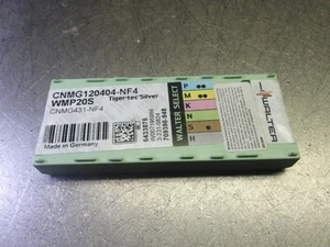 Walter Carbide Inserts QTY10 CNMG431-NF4/CNMG120404-NF4 WMP20S (LOC1400B) - Picture 1 of 2