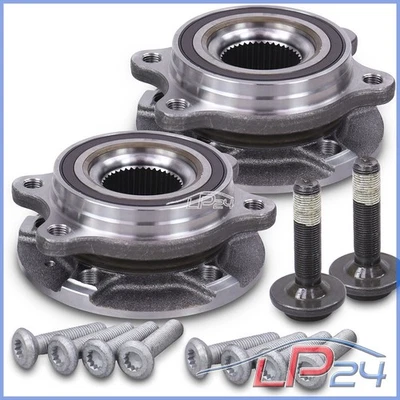 2x ROUES AVANT/ARRIÈRE AVEC NID DE ROUE POUR AUDI A4 8K B8 A5 8T 8F A6 A7 4G A8 - Photo 1/4