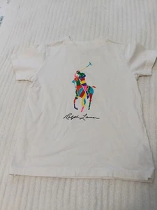 Polo Ralph Lauren Polo 4 Boys Graphic Print Preppy Classic T Shirt V - Picture 1 of 3