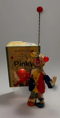 Antiguo Pinky El Payaso Malabarismo Alpes Juguetes Japón B/O ¡Funciona! Foto 1 de 4