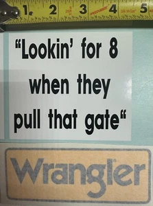 2! Wrangler sticker decal Rodeo Bull Riding Bronc Yellowstone NHSRA NIRA APRA