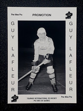 GUY LAFLEUR PROMO CARD 1992 QUEBEC PEE WEE INTERNATIONAL TOURNAMENT NO P1  35538