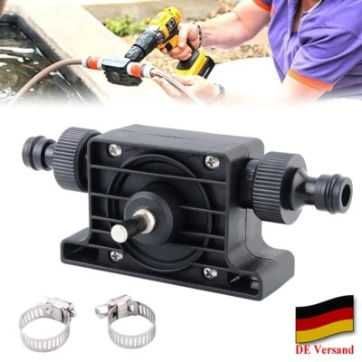 DHL Flüssigkeit Bohrpumpe Bohrmaschine Selbstansaugende Öl Wasser Transferpumpe - Bild 1 von 4