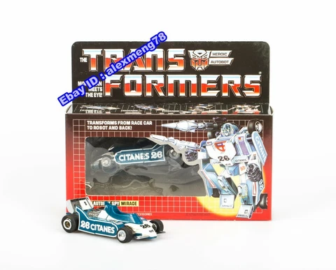 Transformers G1 Mirage reissue Mint Gift MISB free shipping Cover