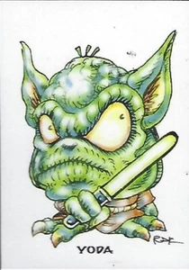RAK (Robert A Kraus) art card of Star Wars series 4 YODA - Picture 1 of 1