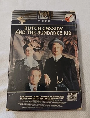 Butch Cassidy And The Sundance Kid VHS (1982) Paul Newman Robert Redford TESTED - Image 1 of 4