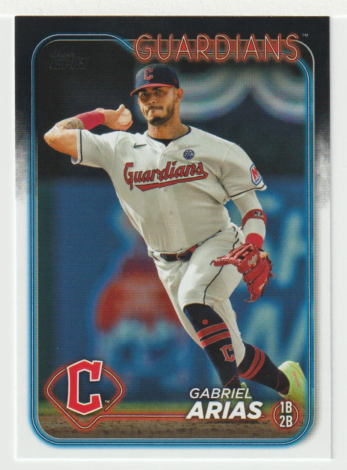 Gabriel Arias - Cleveland Guardians (Baseball Card) 2024 Topps # 579 Mint - Image 1 of 1