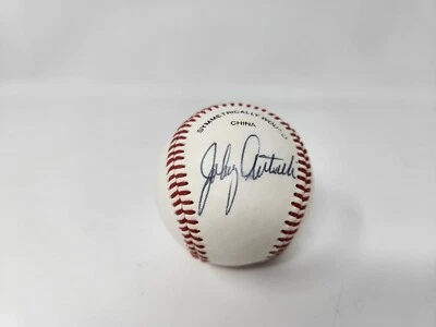 Autographed John Johnny Antonelli Wilson Baseball NY Giants JSA COA - Image 1 of 2