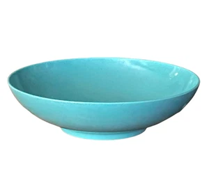 Vintage Serving Bowl CAPAC Melmac Pomona California (111) Turquoise Mid-Century - Bild 1 von 8