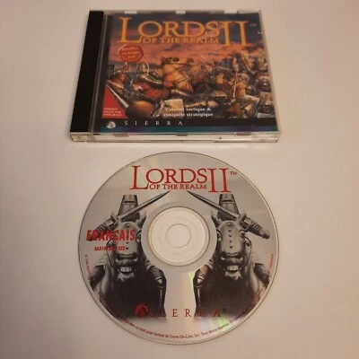 Lords of the Realm II, old PC game, French version,  CD in good condition, vtg - Image 1 of 4