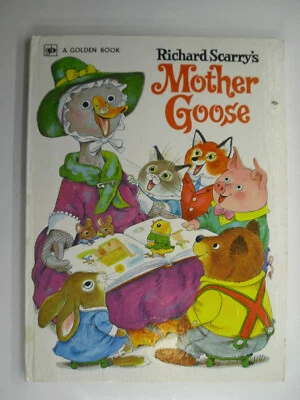 Richard Scarry's Mother Goose, Big Golden Book, 1972 Foto 1 de 4