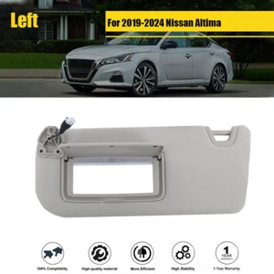 W/Lights Mirror Sun Visor Left Driver Gray 96401-6CA3C For Nissan Altima 2019-24 - Picture 1 of 18