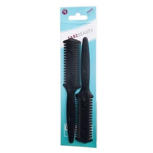 Hair Razor Comb Double Sided Hair Cutting Comb With Blades - Twin Pack - Picture 1 of 4