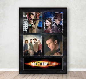 Póster Doctor Who Matt Smith Collage Dormitorio Arte Pared Decoración del Hogar Estampado A4 Enmarcado - Imagen 1 de 5