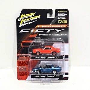 Johnny Lightning Camaro Camaro Fifty 1969 & 2002 Camaro ZL1 - Picture 1 of 2