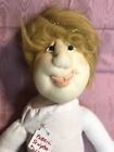 soft sculptured  doll - OLD LADY DOLL, fantastic features! RELISTED-LOWERED