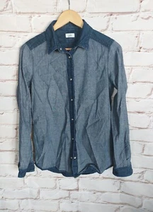 Closed women's blouse shirt top size S denim shirt cotton - Picture 1 of 4
