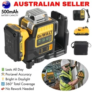 Dewalt 360° Green Laser Level with 5000mAh Rechargeable Battery Full Room - Picture 1 of 6