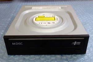 Hitachi-LG GH24NSD1 DVD-RW Drive DVD+RW 24x SATA Black Tested Japan Used - Picture 1 of 6