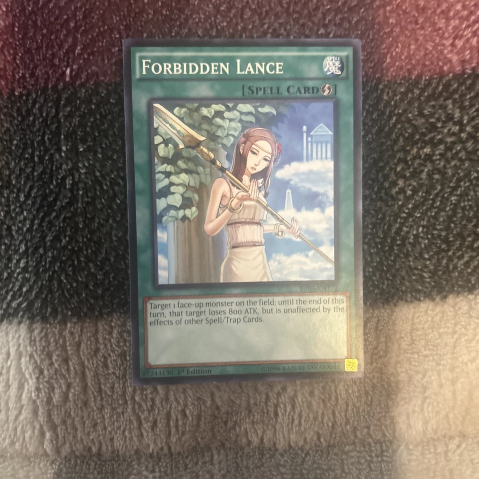 Yugioh Forbidden Lance - BP03-EN172 - 1st Edition - Image 1 of 1