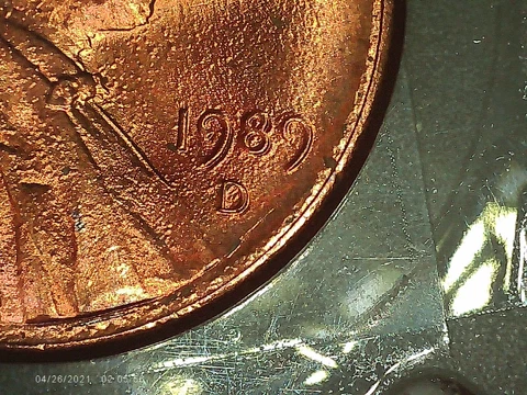 1989-D Lincoln Memorial penny Very strong doubling DDO TDO gem rare coin 1c Cover
