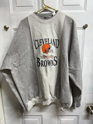 Sudadera De Colección Cleveland Browns LEE SPORTS Cuello Redondo Talla XXL 90s NFL Foto 1 de 4