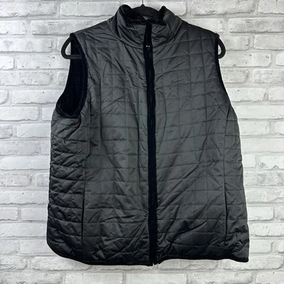 Polo Ralph Lauren Chaleco Reversible Terciopelo/Acolchado Satén Negro Talla 1X Foto 1 de 4