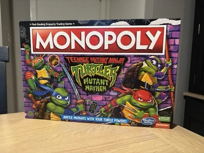 Monopoly: Teenage Mutant Ninja Turtles Mutant Mayhem  Board Game New Hasbro - Image 1 of 2