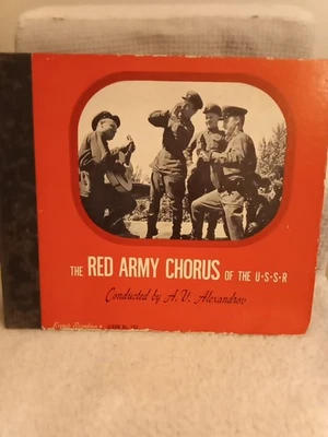Vintage Russian Military 78 RPM Record Set - USSR Red Army Chorus / Keynote 103 Foto 1 de 4