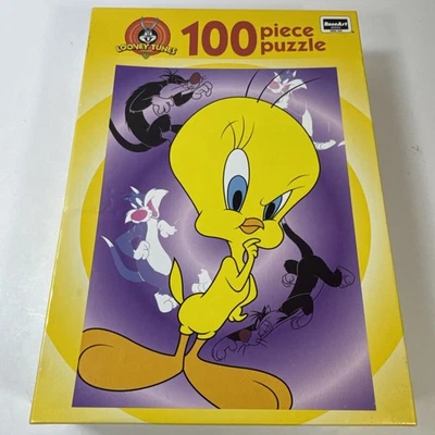 Rompecabezas de 100 piezas Tweety Bird Looney Tunes 1998 sellado de fábrica nuevo Foto 1 de 4