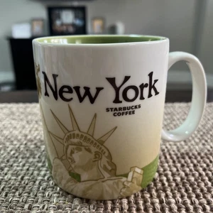 Tazza da caffè Starbucks New York Global Icon serie da collezione 2009 16 oz usata in ottime condizioni - Foto 1 di 4