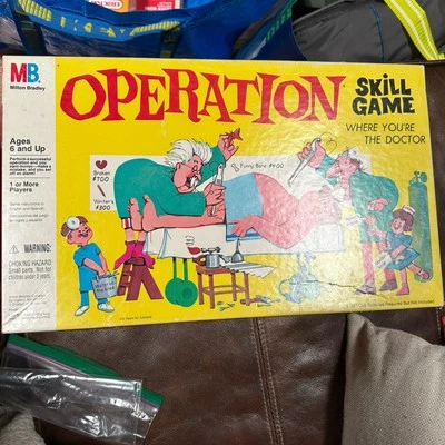 Vintage Milton Bradley 1965 Operation Skill Game 4545 - Image 1 of 4