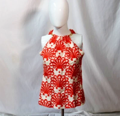 Top con detalle de cadena floral Milly talla 0 Foto 1 de 4