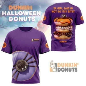 Dunkin’ Donuts Ya Girl Said I’m Not So Itsy Bitsy Hoodie T-Shirt - Picture 1 of 5