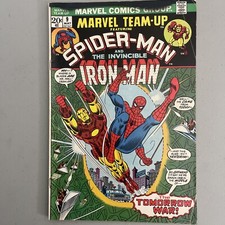 Marvel Team-Up #9 (1973) 1st Spider-man vs Kang Iron Man Dynasty War Saga