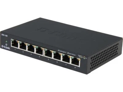 D-Link DGS-108 Unmanaged 8-Port Gigabit Switch - Image 1 of 4