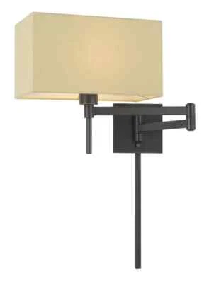Cal Lighting WL-2930 Robson Swing Arm Wall Sconce Dark Bronze - Image 1 of 4