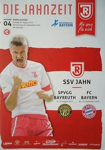 Programm 2015/16 Jahn Regensburg - SpVgg Bayreuth / Bayern München (Friendly) - Picture 1 of 1