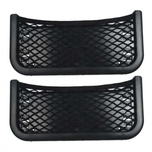 2x Car Large Storage Net Pocket For Caravan Car Organiser Cargo Holder Pack - Picture 1 of 16