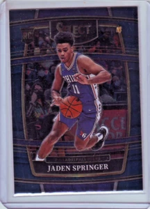 2021-22 Panini Select - Blue Concourse #85 Jaden Springer (RC) 76'ers - Foto 1 di 2