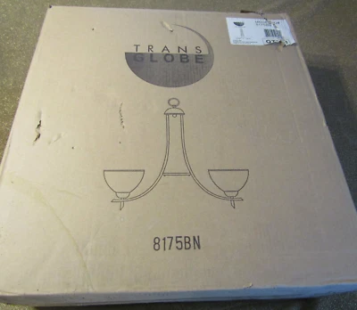 Lámpara de araña Trans Globe Lighting 8175 níquel cepillado luz interior, 25" H X 26" W Foto 1 de 4