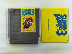 Super Mario Bros. 3 (Nintendo Entertainment System NES, 1990) + Manuale