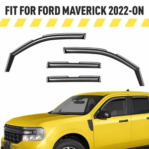 Side Window Deflectors Rain Guards for Ford Maverick 2022-2025 - Picture 1 of 9