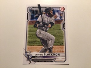 2021 Bowman #4 Charlie Blackmon 002