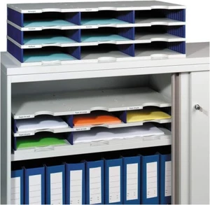 9-Compartment File Organizer | School, Office, Store Sorting Station | Durable - Picture 1 of 3