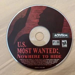 U.S. Most Wanted Nowhere To Hide CD-Rom PC **DISC ONLY** Disc = VG+ - Picture 1 of 1