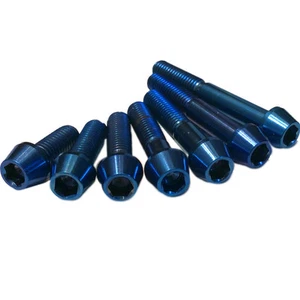 Pernos Titanio M5 Color AZUL Increíble Calidad Garantía de por Vida - Imagen 1 de 1